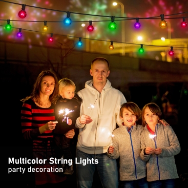 LED户外灯 - HCP098 G40多色高压灯串钨丝泡